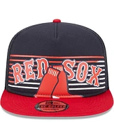 Men's New Era Navy Boston Red Sox Speed Golfer Trucker Snapback Hat