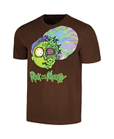 Men's and Women's Freeze Max Brown Rick Morty T-shirt