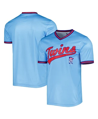Men's Stitches Light Blue Minnesota Twins Cooperstown Collection Team Jersey