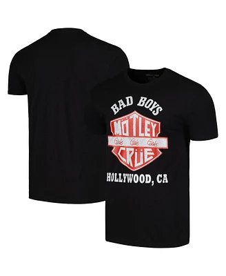 Men's Black Motley Crue Bad Boys Shield T-shirt