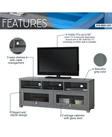 Durbin Tv Stand For TVs Up To 75In, Grey
