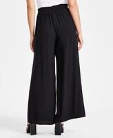 Bar Iii Petite Pull-On Wide-Leg Pants, Created for Macy's