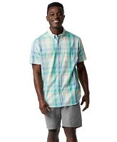 Mens Columbia Rapid River Shirt Washed Out Short