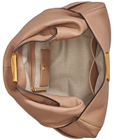 Donna Karan Amagansett Soft-Rolled Leather Shoulder with Sculpted Magnet Closure