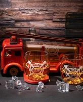 The Wine Savant Firetruck Decanter, Set of 3