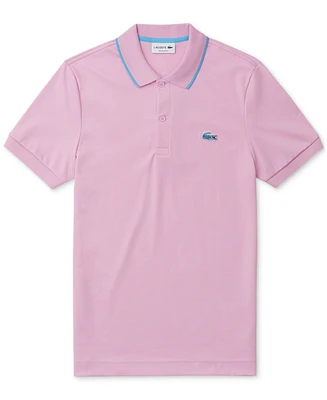 Lacoste Men's Regular-Fit Tipped Polo Shirt, Created for Macy's