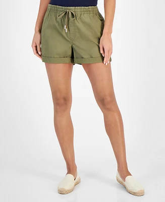 Nautica Jeans Women's Drawstring-Waist Dock Shorts