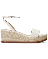 Lauren Ralph Women's Leona Espadrille Platform Wedge Sandals