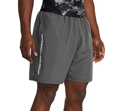 Under Armour Men's Moisture-Wicking Logo-Print 8-1/4" Tech Shorts