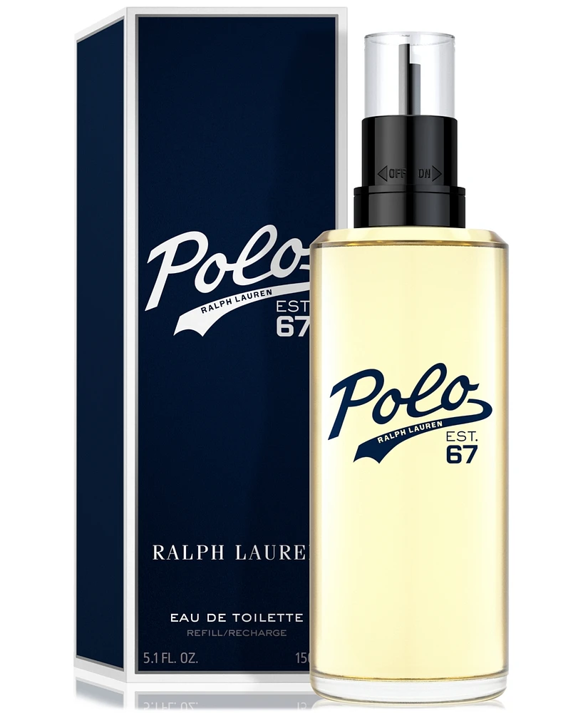 Ralph Lauren Men's Polo 67 Eau de Toilette Refill, 5.1 oz.