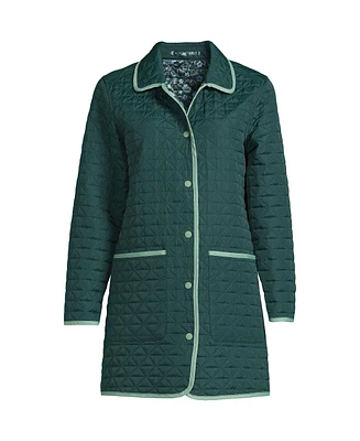 Lands' End Women's Plus Insulated Reversible Barn Coat