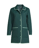 Lands' End Women's Plus Insulated Reversible Barn Coat