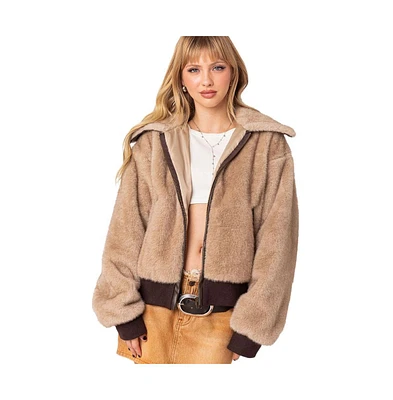 Women's Ashton faux fur jacket