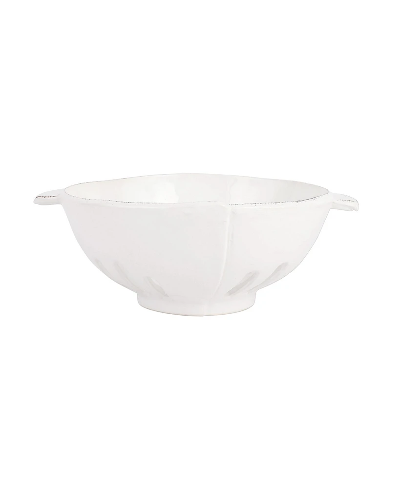 Vietri Lastra White Colander