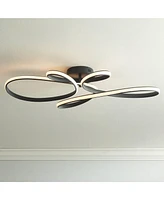 Helix Ultra Modern Semi Flush