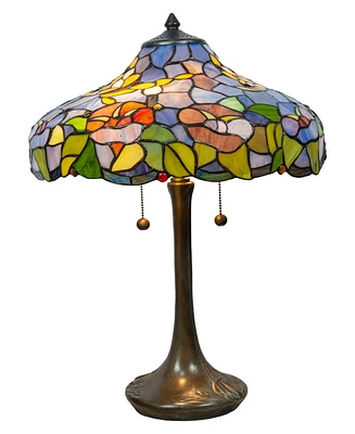 Dale Tiffany 24.5" Tall Madrina Tiffany Style Table Lamp - Multi