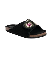 Muk Luks Women's Gigi Crochet Slide Sandal