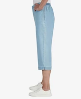 Alfred Dunner Women's Missy Classics Casual Denim Capri