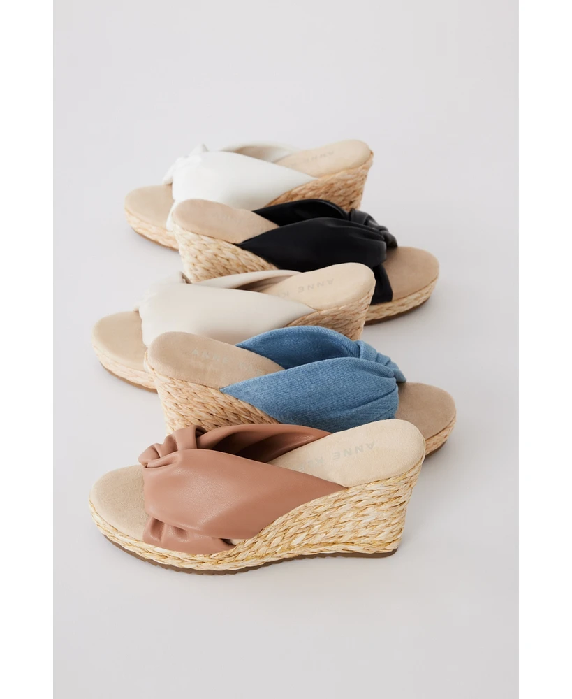 Anne Klein Women's Weslie Espadrille Wedge Sandals