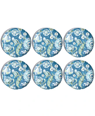 TarHong Hana Ikat Salad Plates, Set of 6