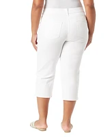 Gloria Vanderbilt Plus Shape-Effect High-Rise Capri Jeans