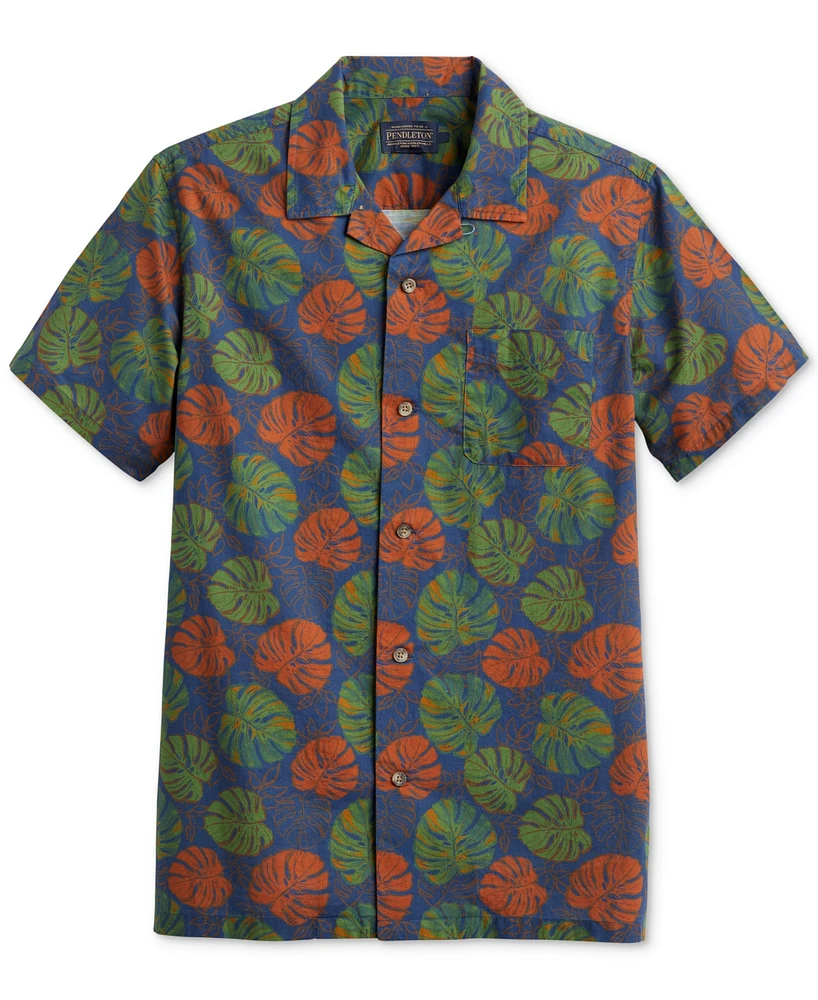 Pendleton Men's Aloha Island Print Short Sleeve Button-Front Shirt