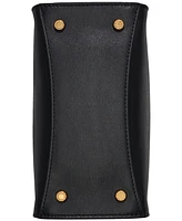 Donna Karan Hewlett Leather Top Handle Buckle Crossbody