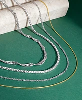 Italian Gold Perfectina 18" Chain Necklace (1-1/3mm) in 14k White Gold