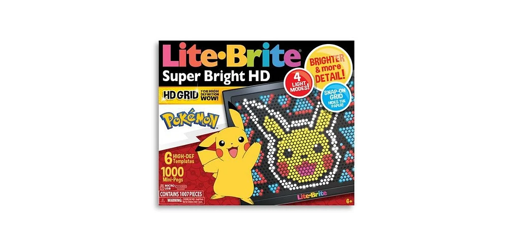 Lite Brite Super Bright Hd, Pokemon Edition Board