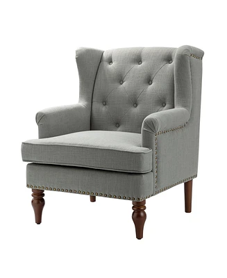 Sailer Transitional Living Room Armchair with Wingback