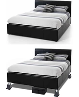 5 to 6-inch Super Quality Bed and Furniture Risers 4-pack in Black