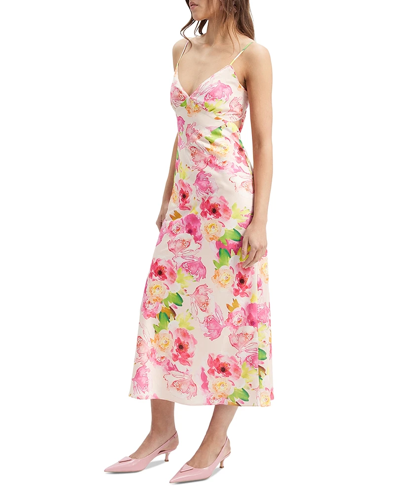 Bardot Women's Malinda Floral-Print Sleeveless Slip Dress