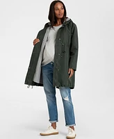 Seraphine Women's Khaki 4 1 Maternity and Babywearing Parka