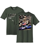 Men's Hendrick Motorsports Team Collection Green Kyle Larson Military-Inspired T-shirt