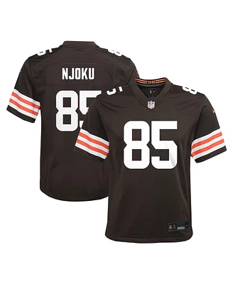 Big Boys Nike David Njoku Brown Cleveland Browns Game Jersey