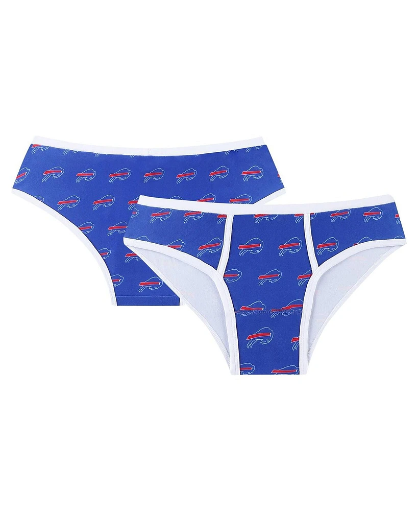 Women's Concepts Sport Royal Buffalo Bills Gauge Allover Print Knit Panties