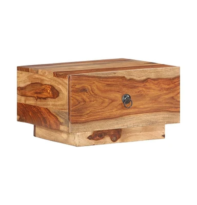Bedside Cabinet 15.7"x15.7"x9.8" Solid Sheesham Wood