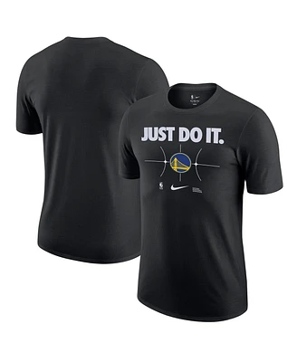 Men's Nike Black Golden State Warriors Just Do It T-shirt