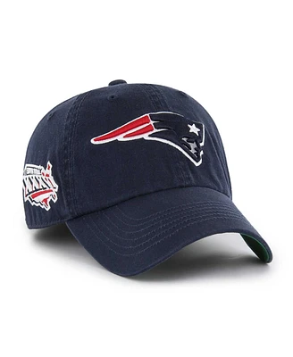 Men's '47 Brand Navy New England Patriots Sure Shot Franchise Fitted Hat