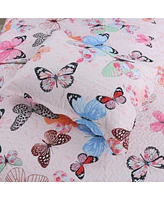 MarCielo Kids Girls Quilt Set Bedspread Coverlet Set A72