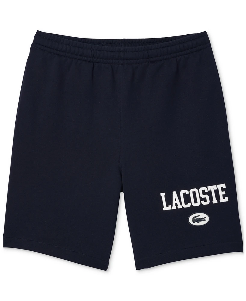 Lacoste Men's Elastic Waist 8" Pull-On Shorts