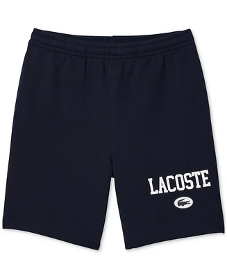 Lacoste Men's Elastic Waist 8" Pull-On Shorts