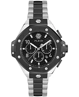 Philipp Plein Men's Chronograph Two-Tone Stainless Steel Bracelet Watch 46mm