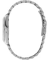 Olivia Burton Women's Bejeweled Silver-Tone Stainless Steel Watch 34mm