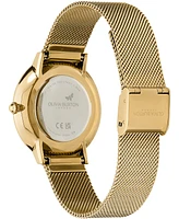 Olivia Burton Women's Signature Butterfly Gold-Tone Stainless Steel Mesh Watch 35mm