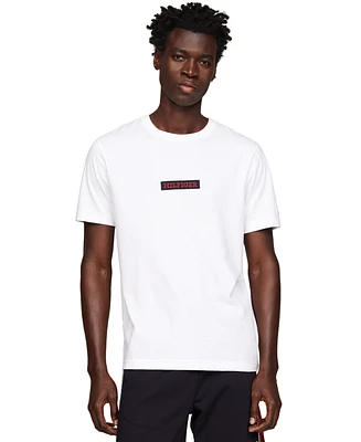 Tommy Hilfiger Men's Monotype Box Logo Short Sleeve Crewneck T-Shirt