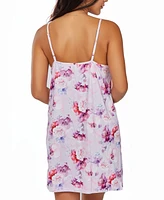 iCollection Women's 1Pc. Very Soft Brushed Nightgown Printed all over Floral