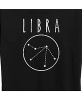 Hybrid Apparel Trendy Plus Astrology Libra Graphic T-shirt