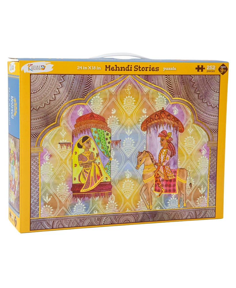Kulture Khazana Mehndi Stories Henna Jigsaw Puzzle, 252 Pieces
