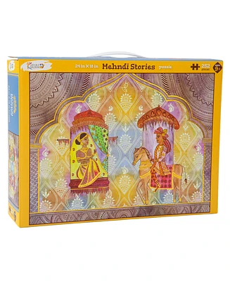 Kulture Khazana Mehndi Stories Henna Jigsaw Puzzle, 252 Pieces